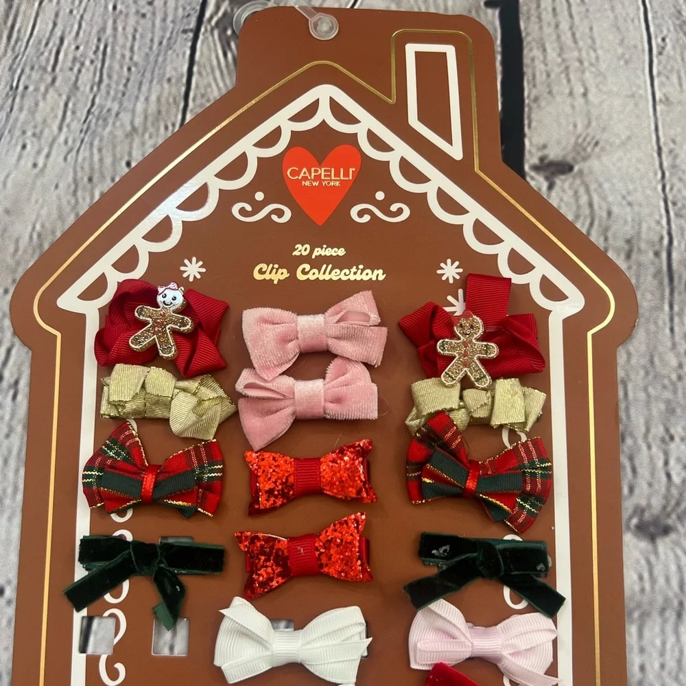 NEW HAIR BOWS 20 PIECE SET - Picture 2 of 4